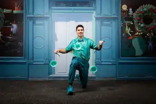 Philémon en animation de cirque